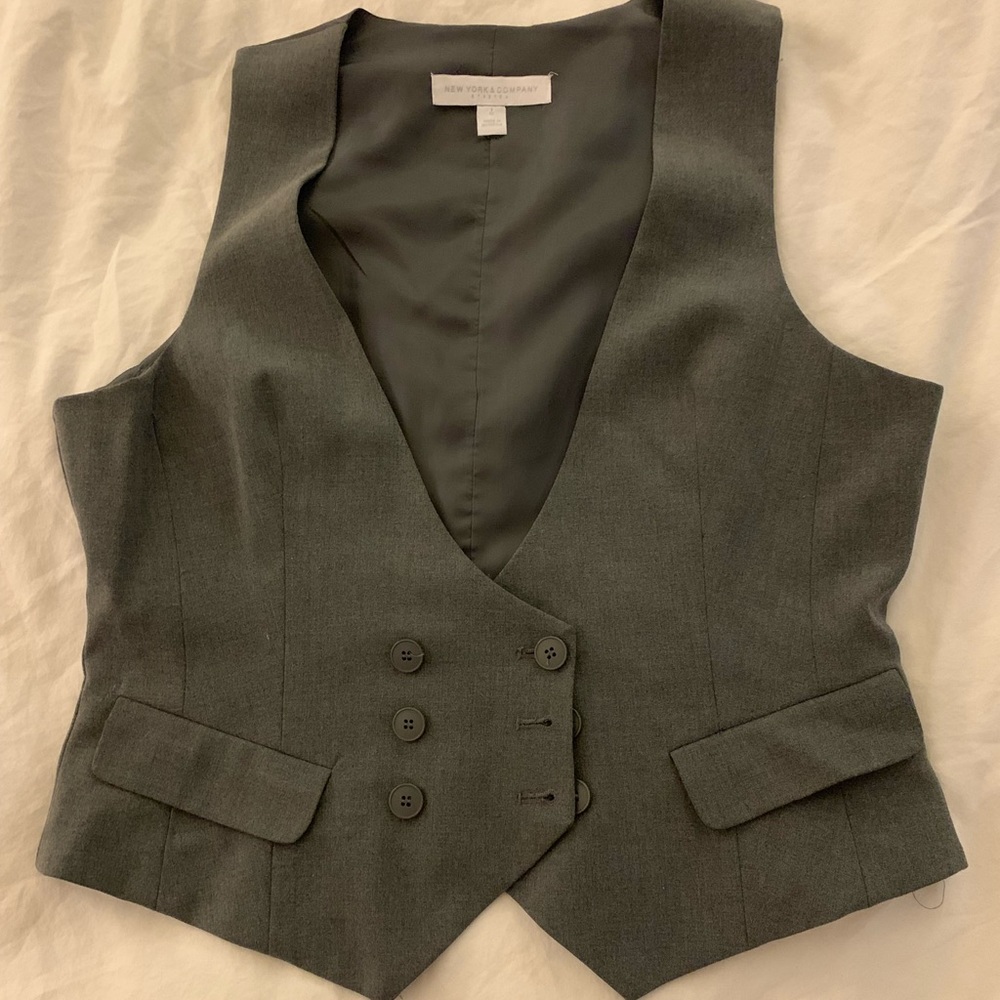 Gray vest